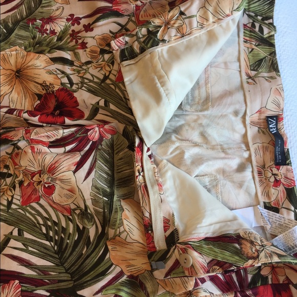 NWOT ZARA cropped cotton pants size XL - Picture 3 of 4